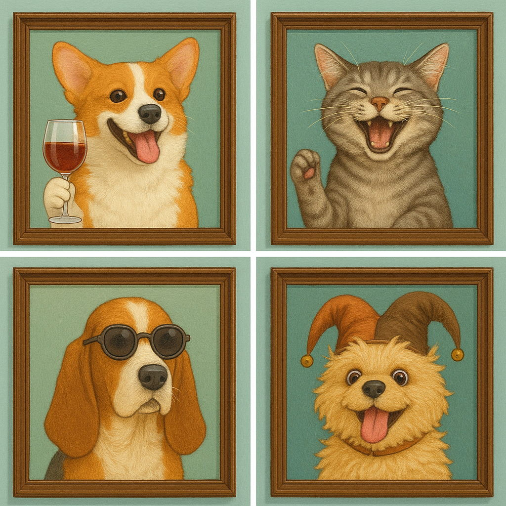 Custom Pet Portrait (Physical Print)