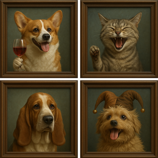 Custom Pet Portrait (Digital Delivery)